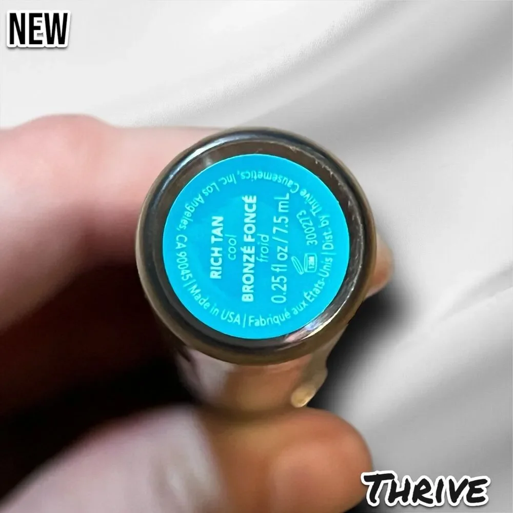 New No Box Thrive Buildable Blur HD Creaseless Concealer Makeup - Rich Tan